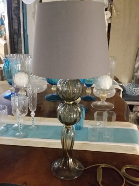 murano glass table lamp