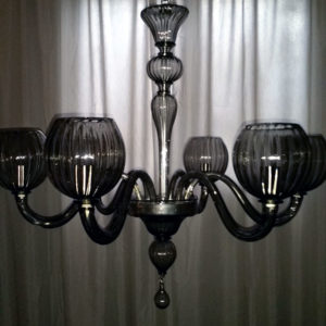 gray chandelier