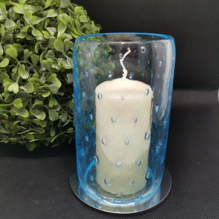 glass candle cover