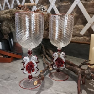 CALICI IN VETRO DI MURANO