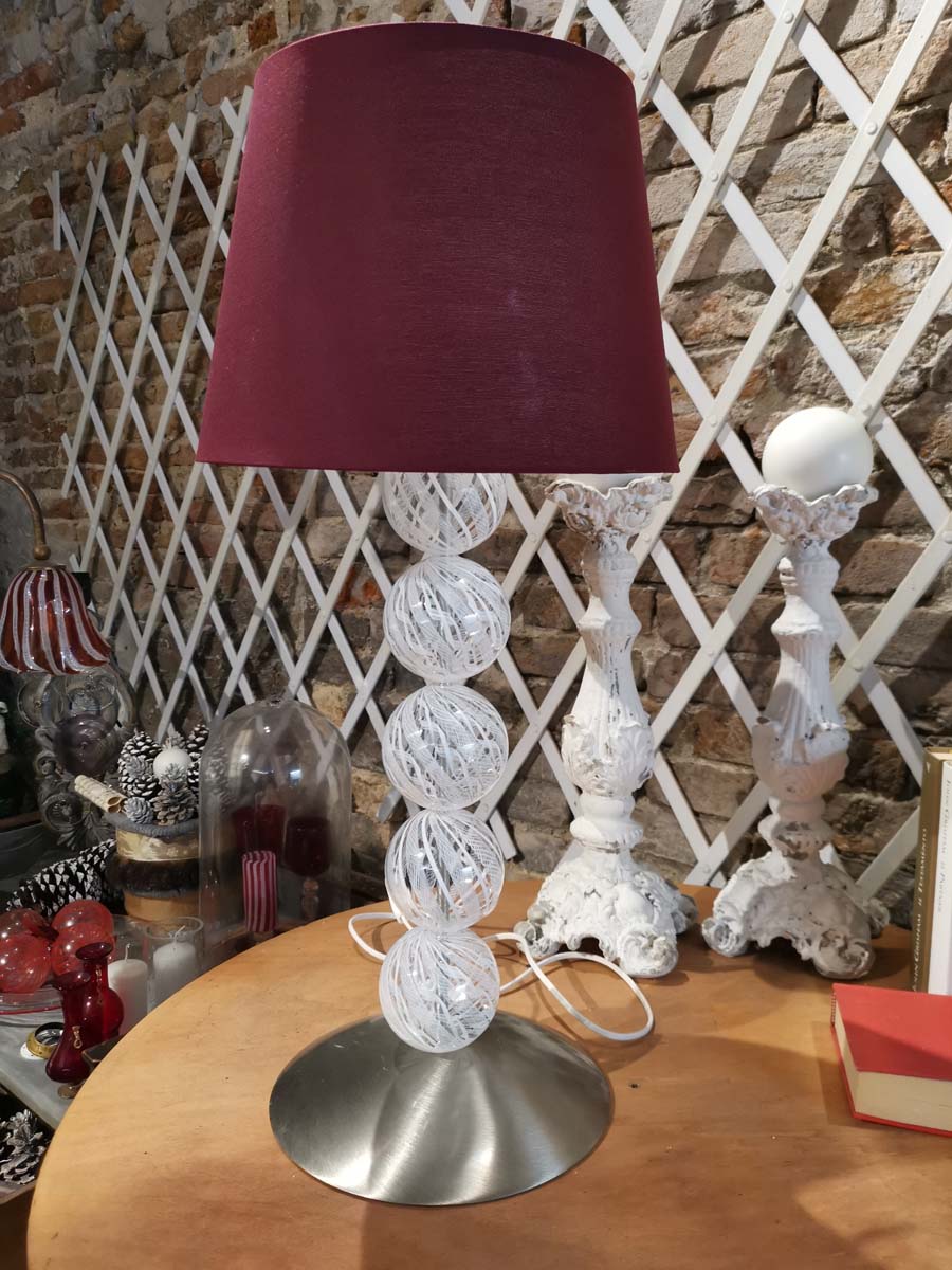 Murano Glass Table Lamp, Venetian Glass Table Lamps