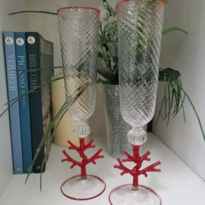 Pair of Murano glasses – Corals